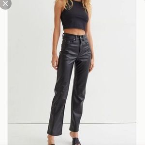 90s style leather pants